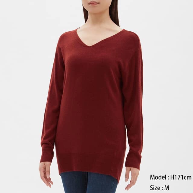 Áo len cashmere Gu nhật