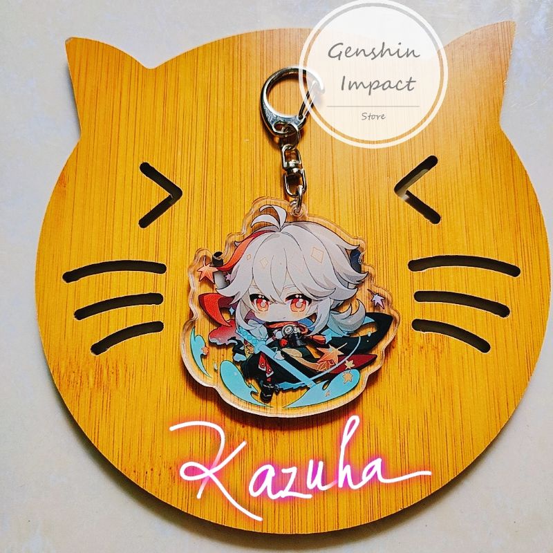 Kazuha móc khoá game Genshin Impact M3 (in giữa acrylic)