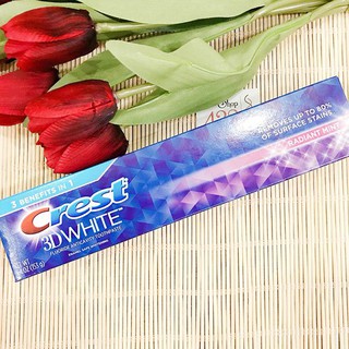 Kem đánh răng crest 3d white radiant mint 153g