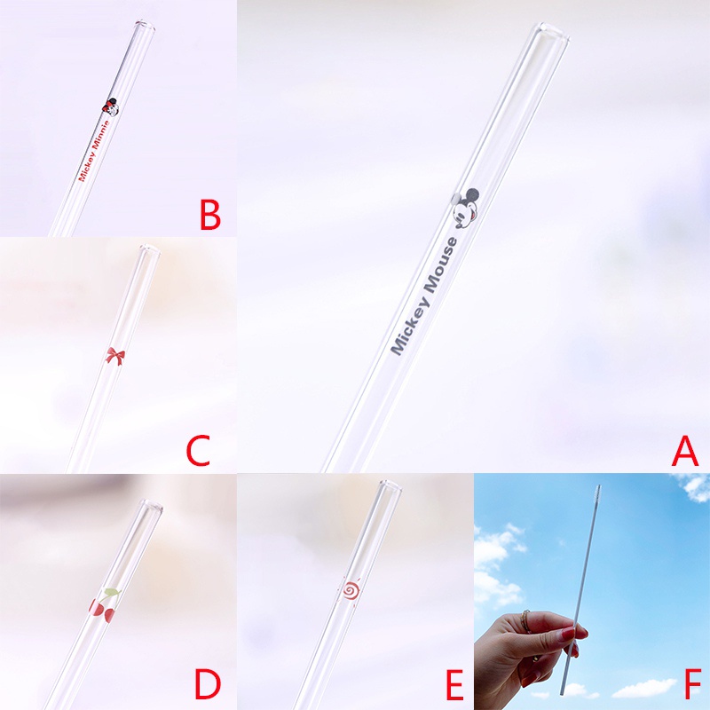 Ống hút hoạ tiết hoạt hình dễ thương