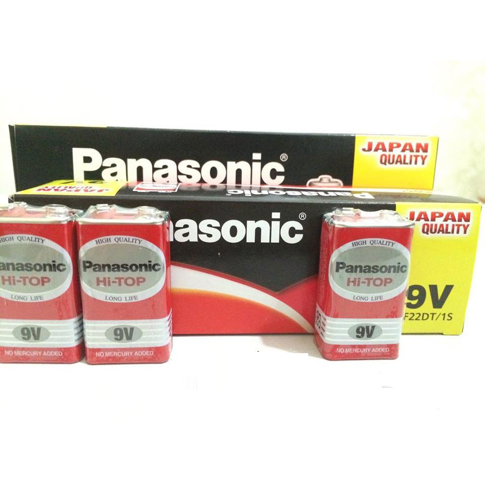 💥 Viên Pin Vuông 9V Panasonic [Chính Hãng] 6F22DT/1S Heavy Duty (1 VIÊN) 💥