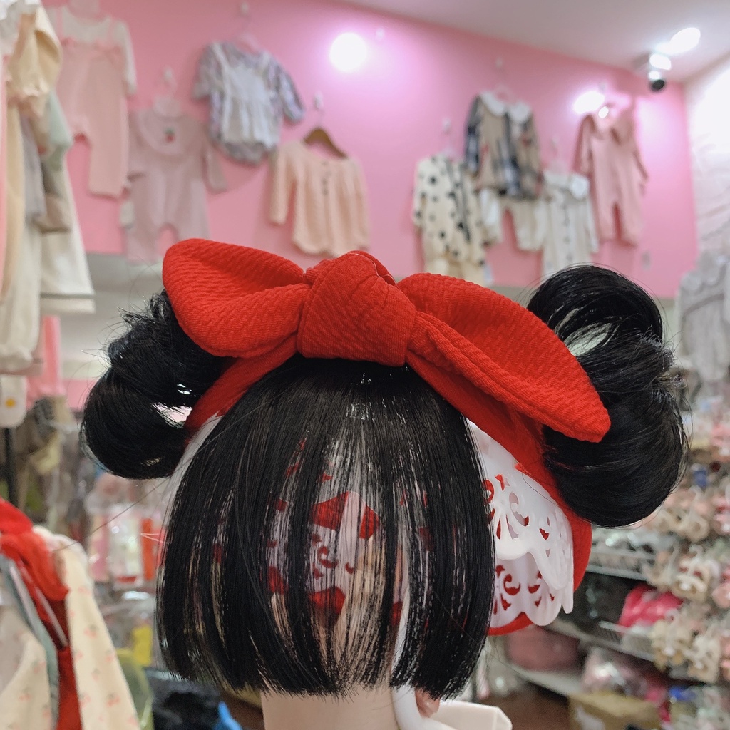 Tuban Tóc Gỉa Tai Thỏ Cho Bé
