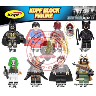 DC Super heroes minifigures Justice league KF 6136 mô hình nhân vật liên minh công lý