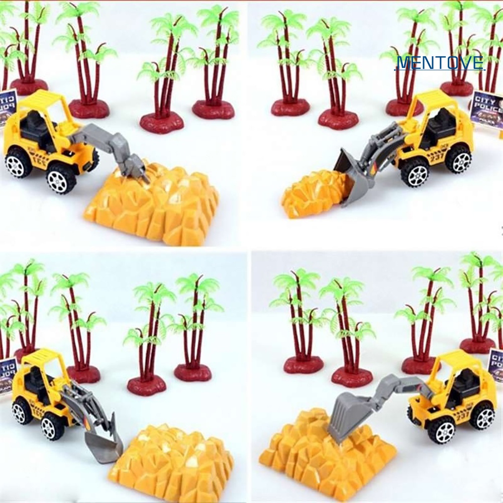Đồ Chơi Mô Hình Xe Tải Xúc Đất Mini Cho Bé