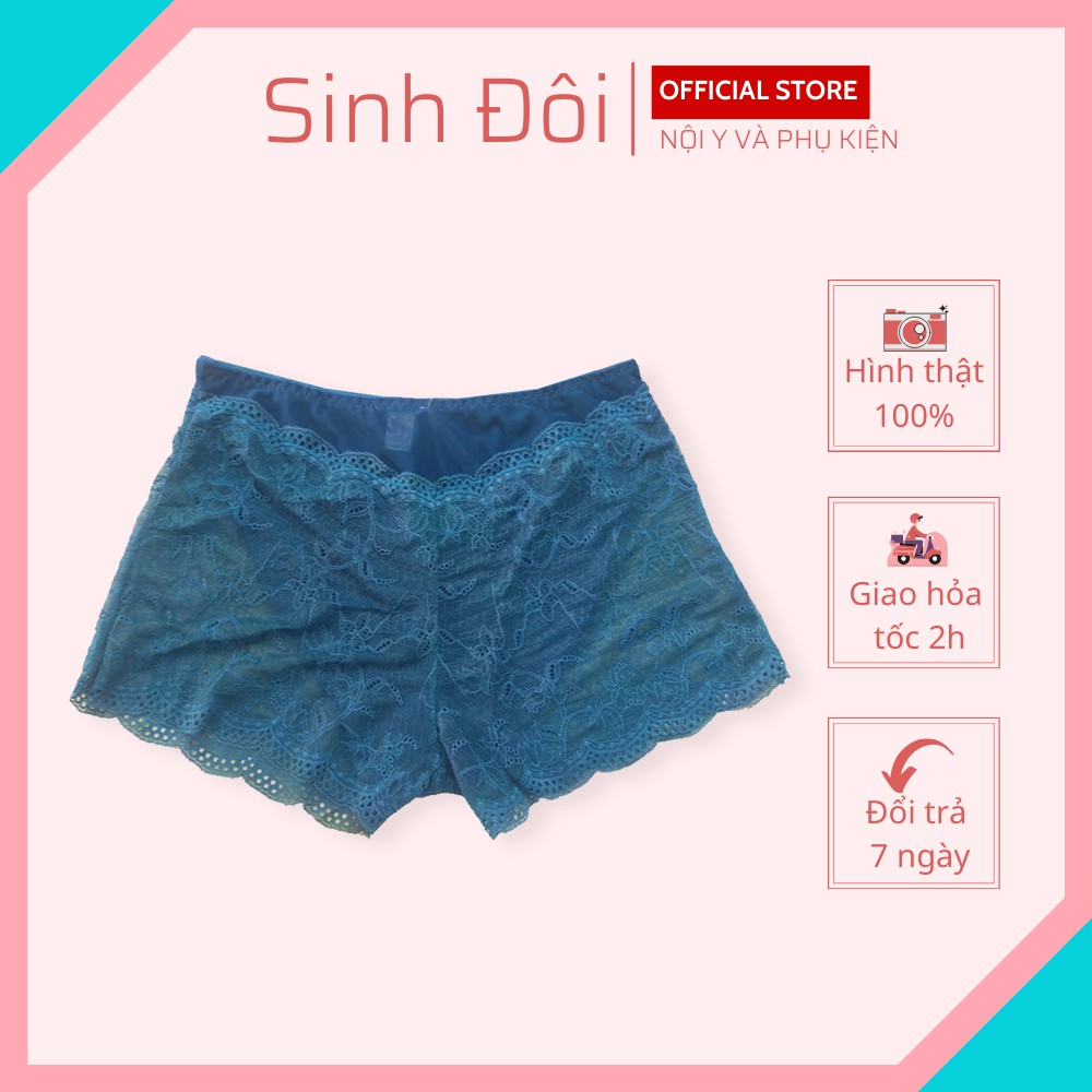 Quần lót nữ ren sexy cao cấp mặc trong váy SD1158 dạng đùi/ boxer thoải mái quyến rũ size dưới 55kg