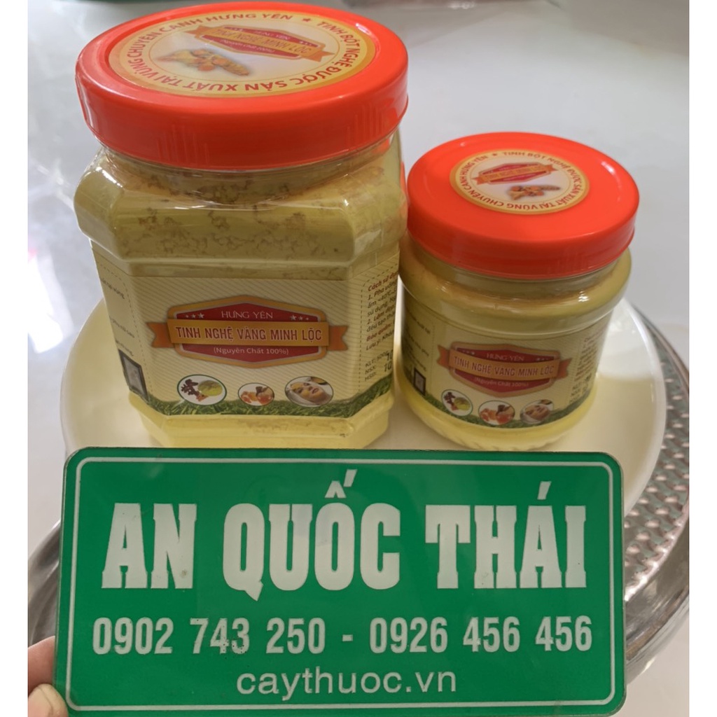 Tinh Bột Nghệ Vàng Nguyên Chất 500g Đẹp Da, Cải Thiện Tiêu Hóa