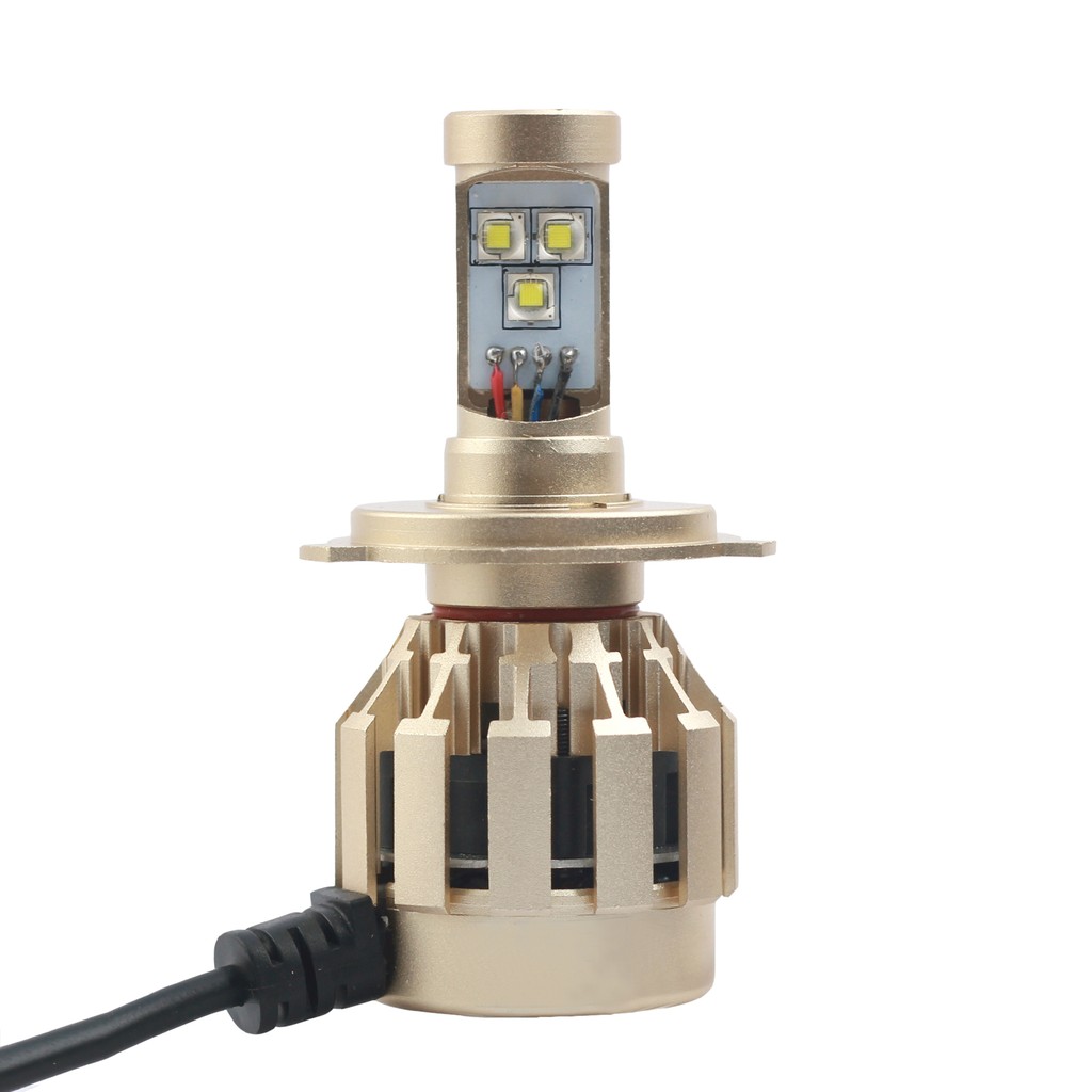 Đèn Led Fa-cos H4 (sơn vàng - 6000k)