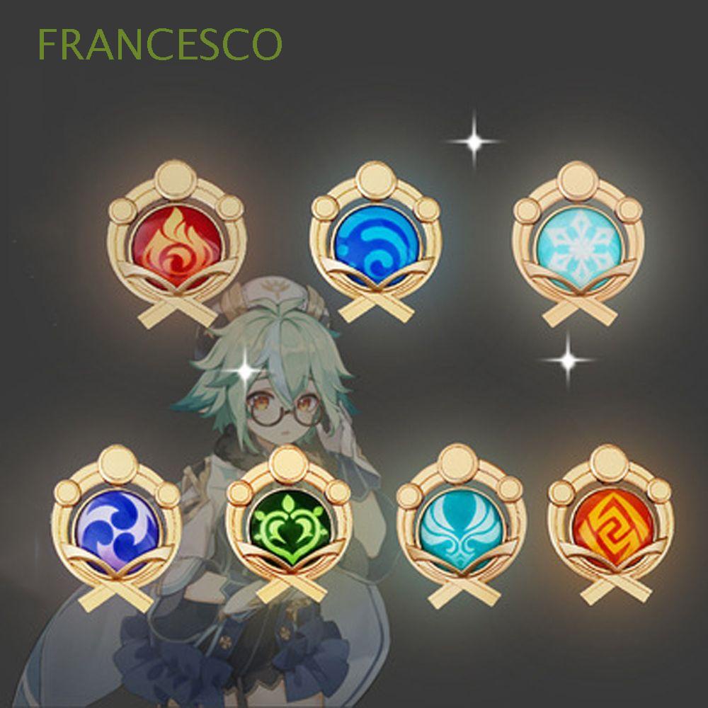 Ghim Cài Áo Bằng Hợp Kim Hình Nhân Vật Wendi Xiao Hu.Tao Impact 7 Element Weapons Genshin Vision Lnazuma Trong Game Genshin Vision