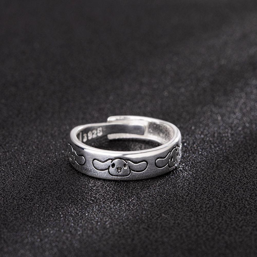 Nhẫn Hở Họa Tiết Chú Chó Kirby Dễ Thương Phong Cách Hàn Quốc Cho Nam Và Nữ