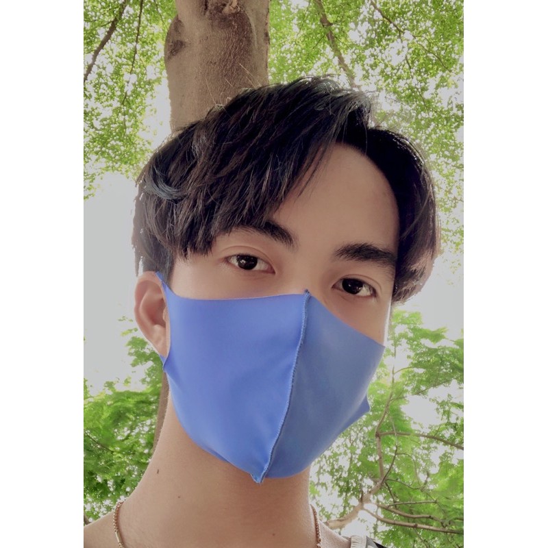 khẩu trang vải lụa cao cấp.