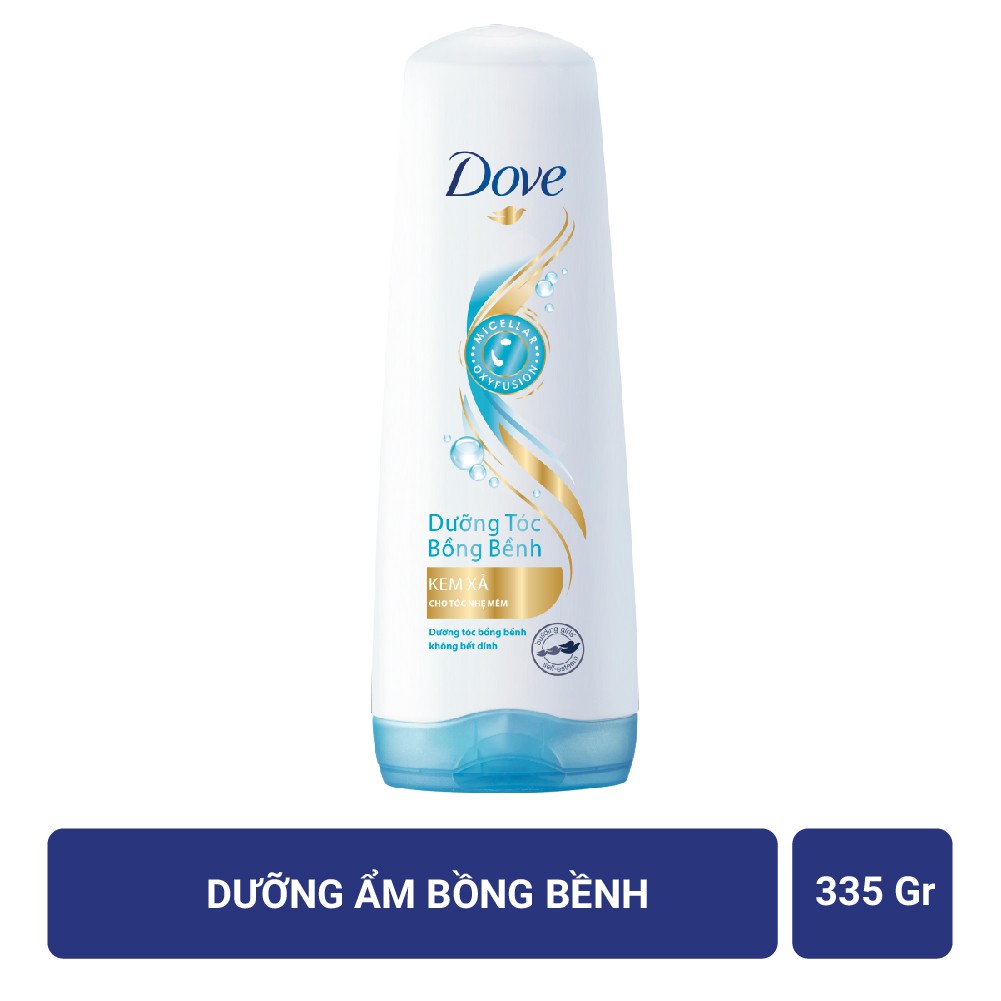 Dầu Xả Dove Dưỡng Ẩm Bồng Bềnh 335g/ Ngăn rụng tóc 320g