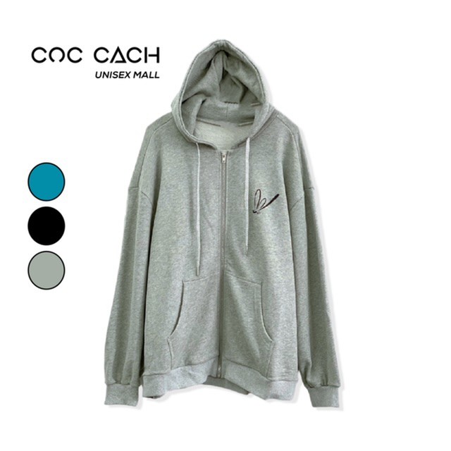 Áo khoác nỉ hoodie nam nữ họa tiết AK669 BY COC CACH