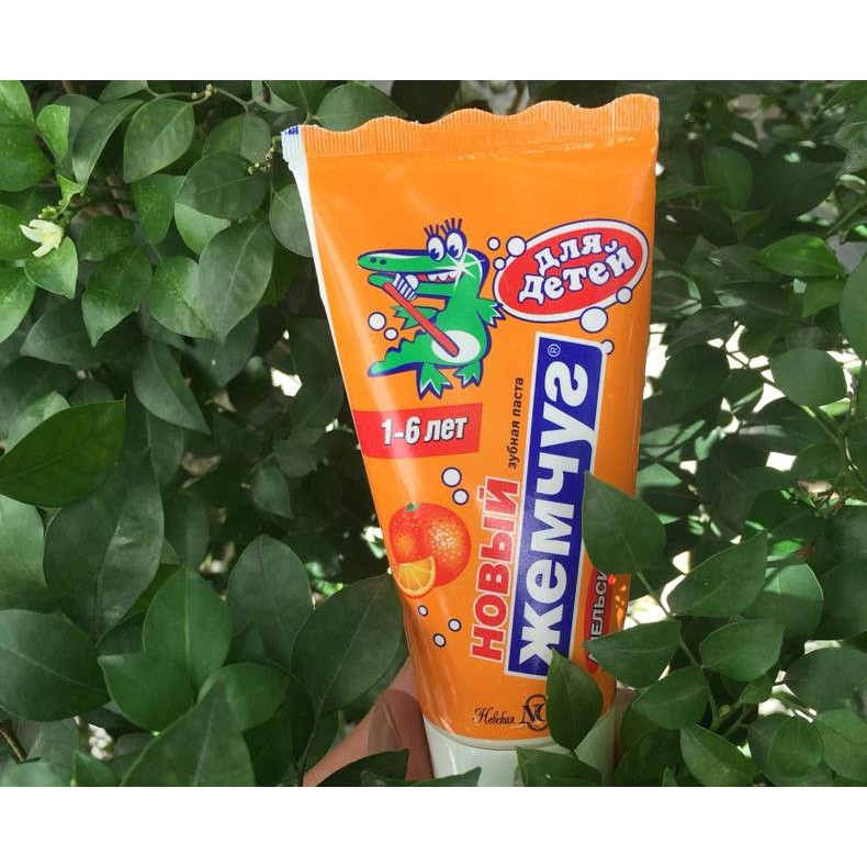 Kem Đánh Răng Nuốt Được Cho Bé Yêu Từ 1-6 tuổi Nevcos Nga Hương Vị Trái Cây