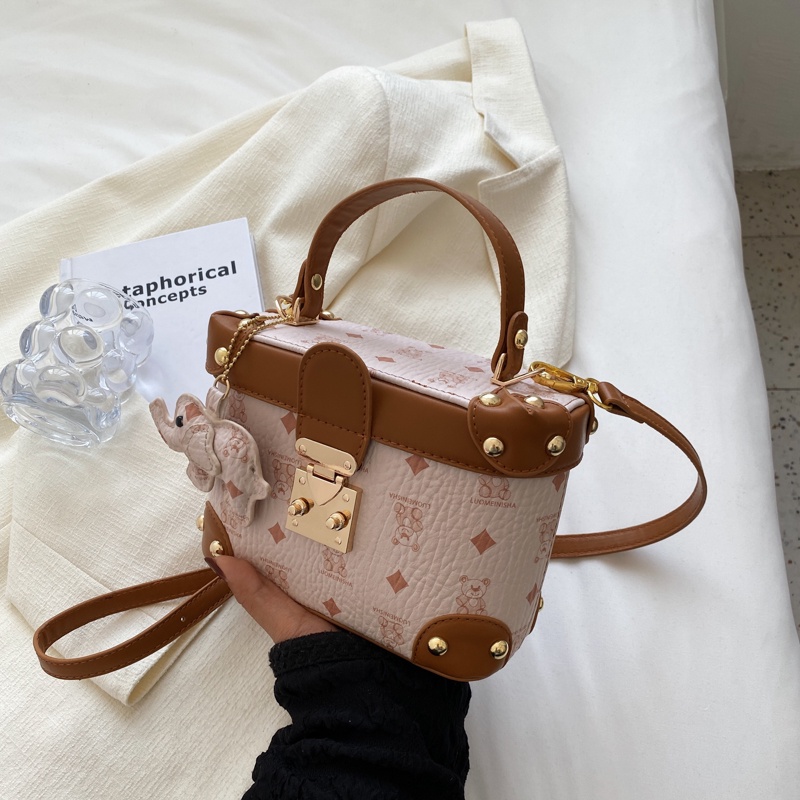 Túi IELGY đeo chéo in họa tiết thời trang chất lượng cao cho nữ