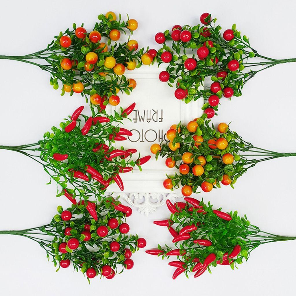 MOCHO Set 5 Nĩa Ăn Trái Cây Mini Bằng Nhựa Màu Sắc Tươi Sáng Dễ Thương Trang Trí Nhà Cửa
