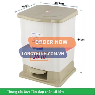 Thùng rác đạp cỡ lớn Duy Tân