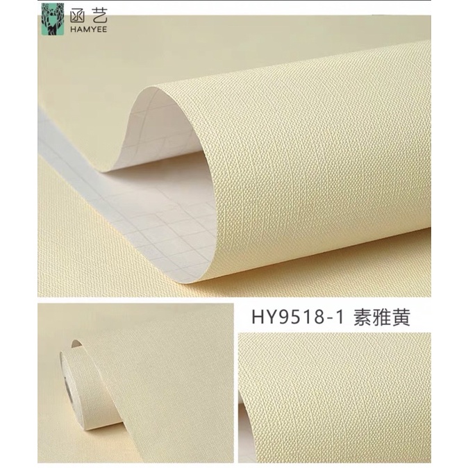 Giấy dán tường màu pastel_có sẵn keo khổ rộng 45cm dài 10 mét