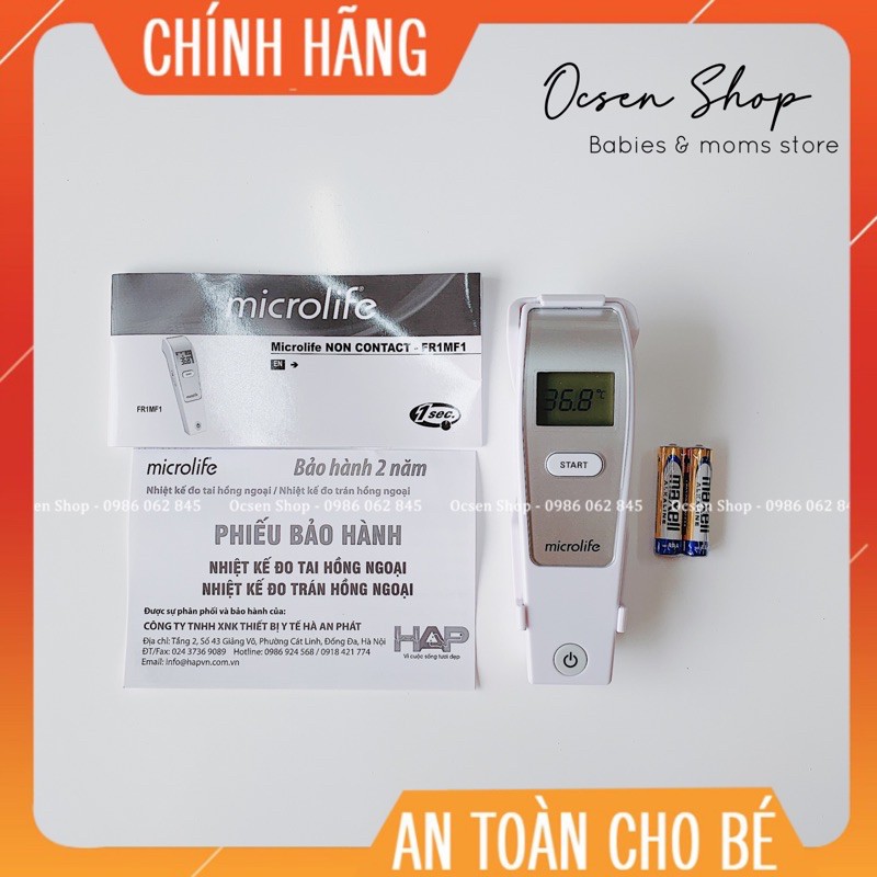 [Chính hãng BH 2 năm] NHIỆT KẾ ĐO TRÁN MICROLIFE