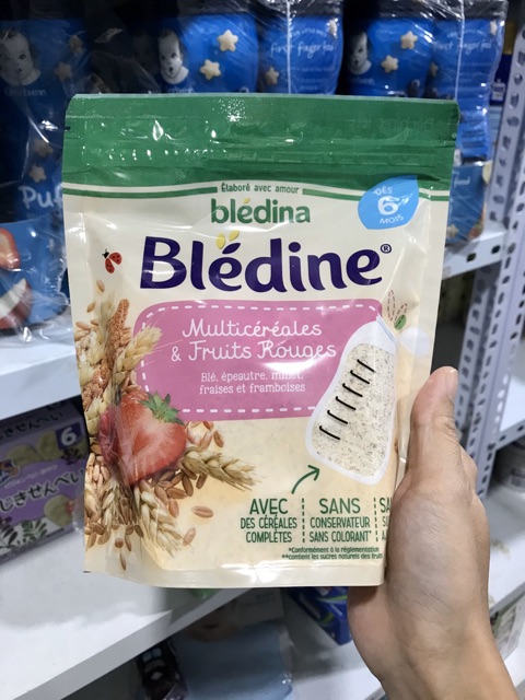 Bột pha sữa Bledina dạng túi date t9/2021