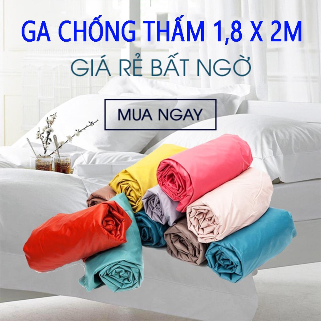 Chống Thấm FREESHIP Ga chống thấm trơn (giao mầu ngẫu nhiên) - Kich Thước 1,8x2m