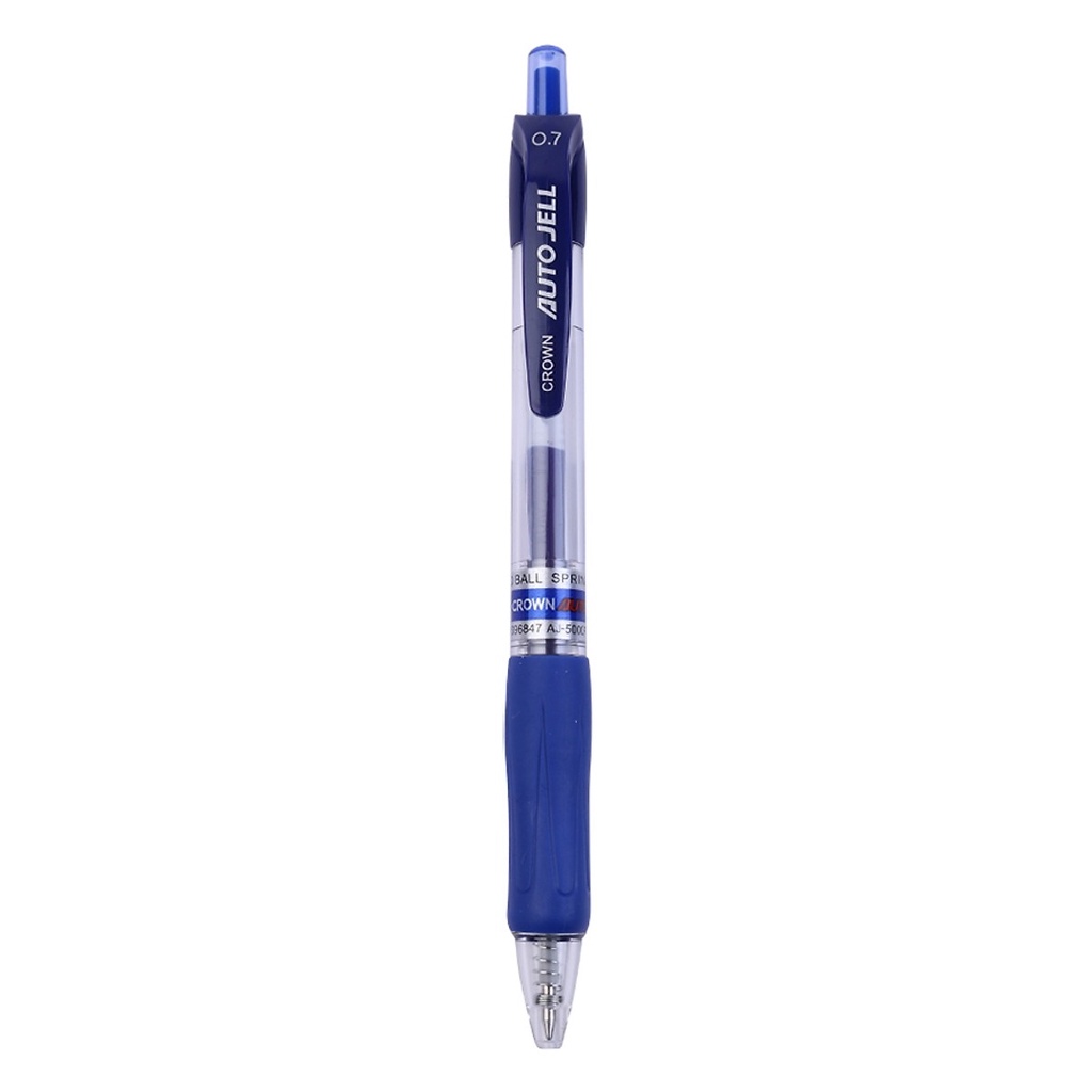 Bút Gel Crown AJ-5000R - Mực Xanh