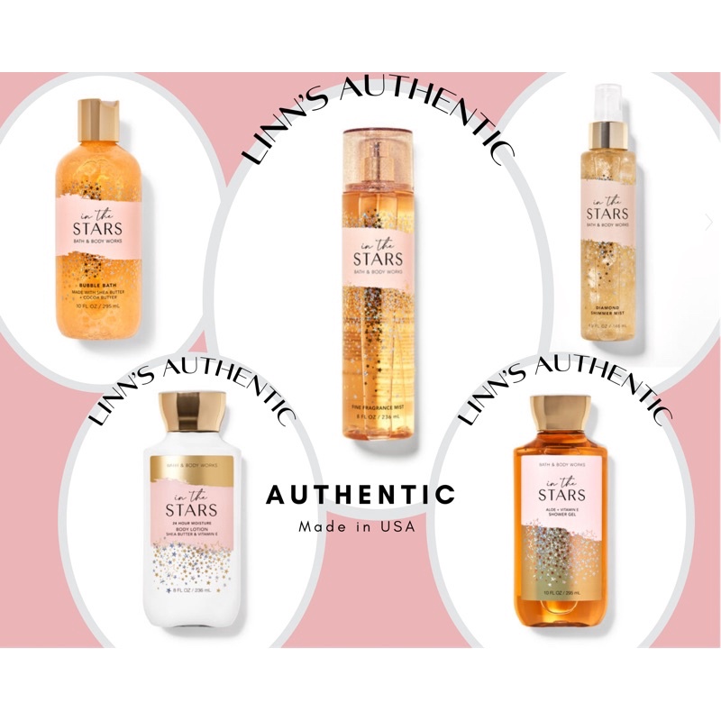 BILL XỊT THƠM TOÀN THÂN BODY MIST IN THE STARS BATH & BODY WORKS USA