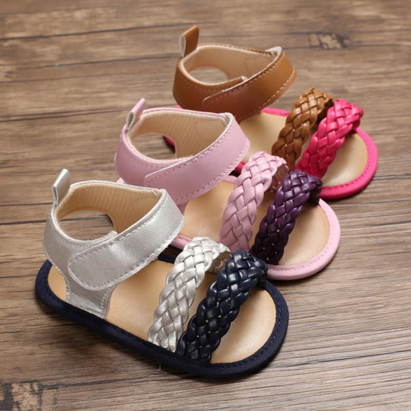 Giày sandal bằng da PU dễ thương cho bé gái