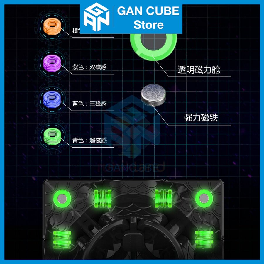 Rubik MoreTry TianMa X3 3x3 Rubic 3 Tầng Khối Lập Phương 3x3x3 Có Nam Châm Đồ Chơi Trí Tuệ Trẻ EmGAN CUBE Store