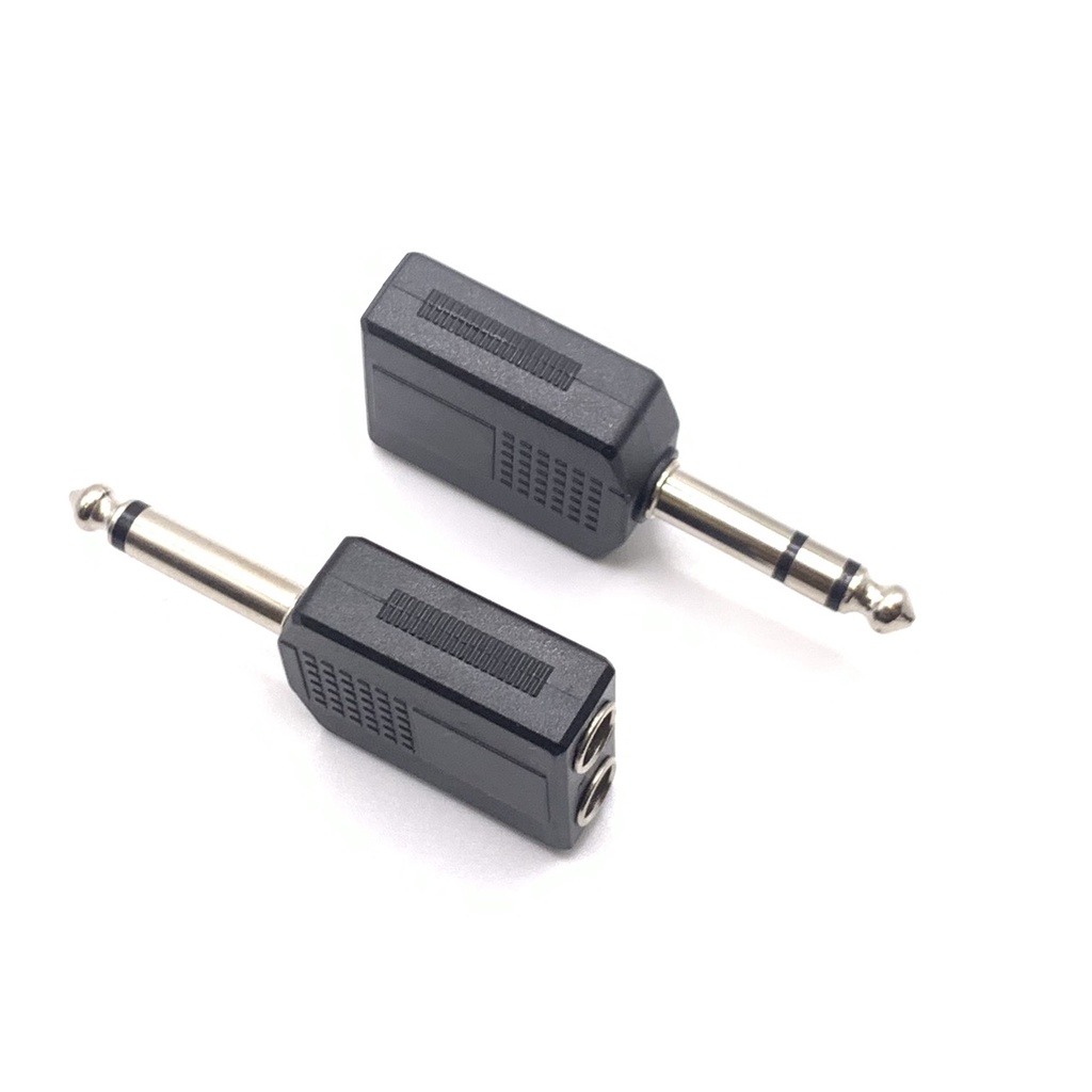 Đầu Chia Jack 6 Ly Mono, Stereo XS-10 Chất Lượng - Jack 6.5 1 Ra 2 Giá Tốt - Jack 6 Ly Ra 2 Đầu Lỗi 1 Đổi 1 Trong 7 Ngày