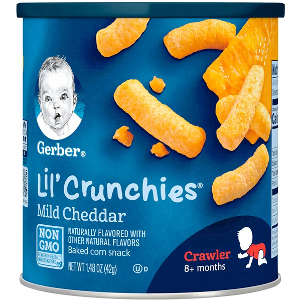 Bánh Ăn Dặm hình que Gerber Lil'Crunchies Non GMO