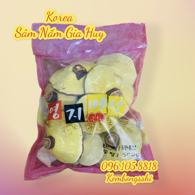 [HÀNG MỚI VỀ ] Nấm Linh Chi Vàng Túi Nửa Cân Hàn Quốc