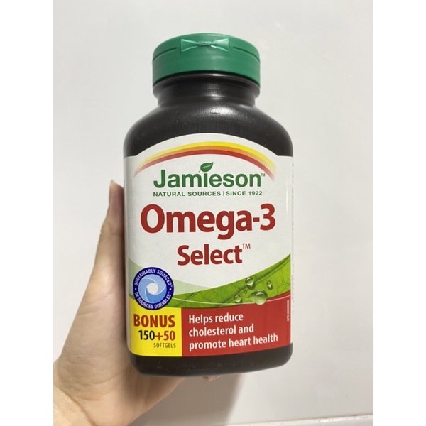 OMEGA 3 Jamieson 150+50 viên hàng Canada