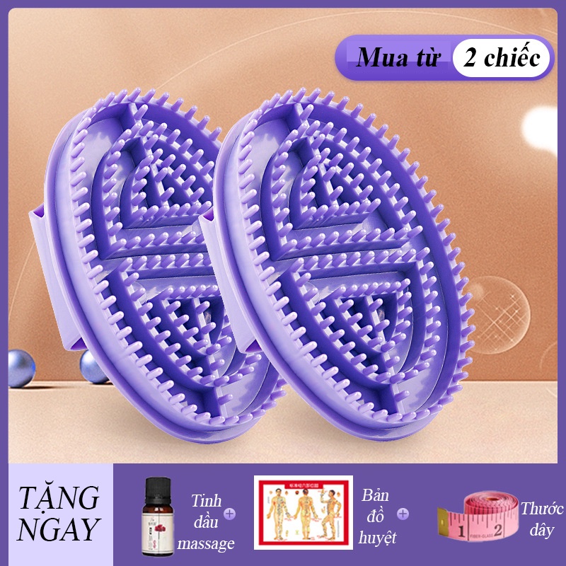 Bàn Chải Thông Kinh Lạc Massage Body, Massage Cổ Vai Gáy Toàn Thân Giảm Béo Hiệu Quả