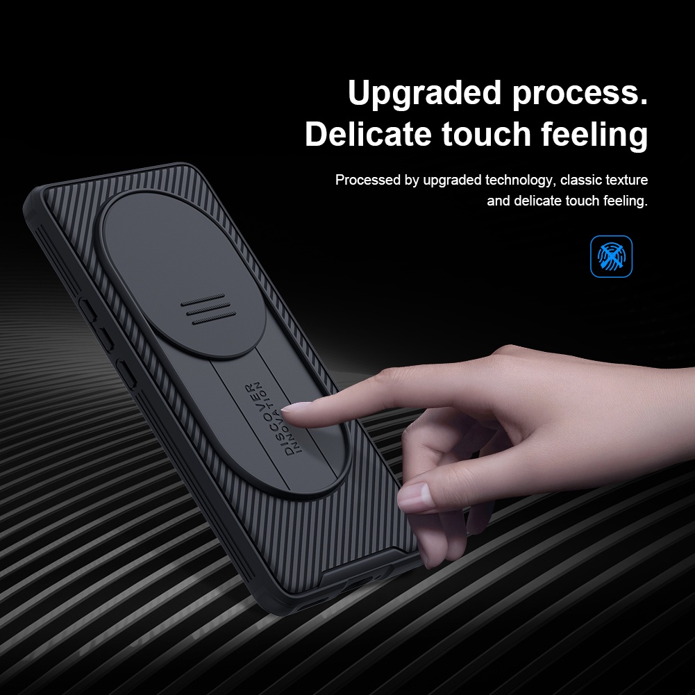 Ốp điện thoại Nillkin bằng TPU + PC chống sốc có nắp trượt bảo vệ camera cho Honor Magic 4 Pro