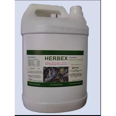 Bổ gan cho tôm cá HERBEX sử dụng nuôi trồng thủy sản-Ấn độ can 5lit