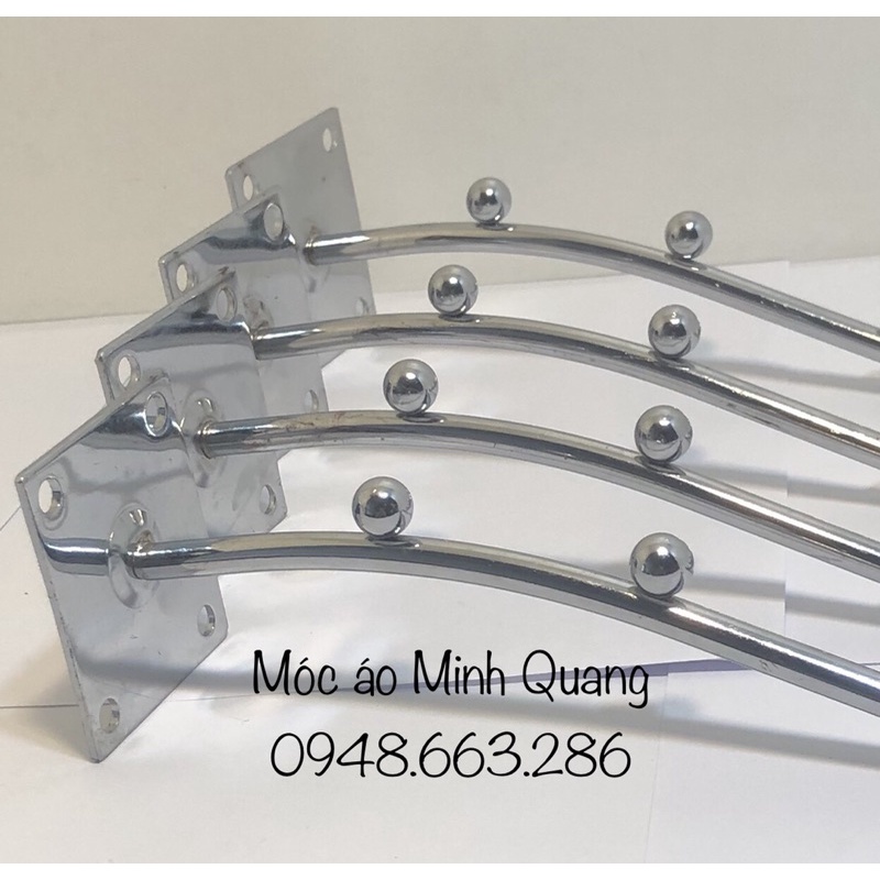 Tay bi đóng tường/cài thanh inox 5bi dùng cho shop thời trang