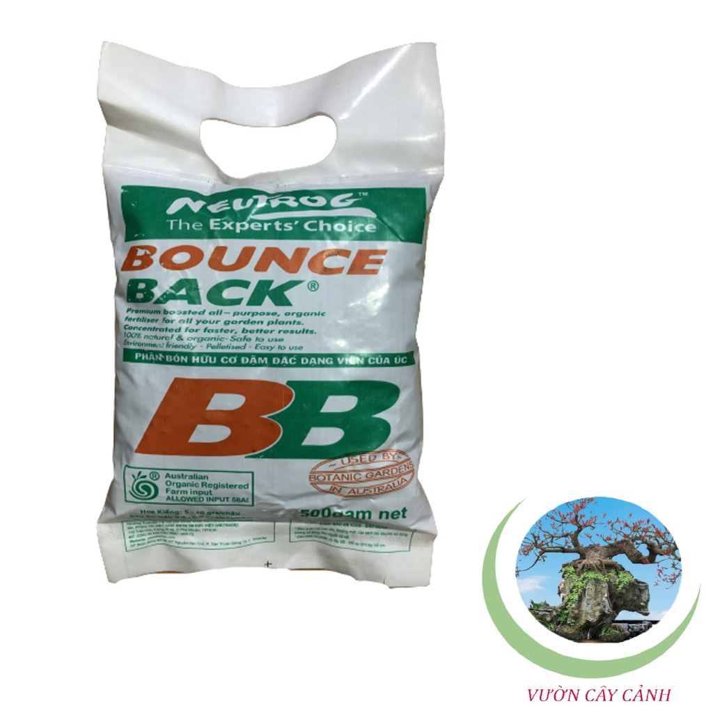 Phân Hữu Cơ Đậm Đặc Dạng Viên Bounce Back - #167# 500g