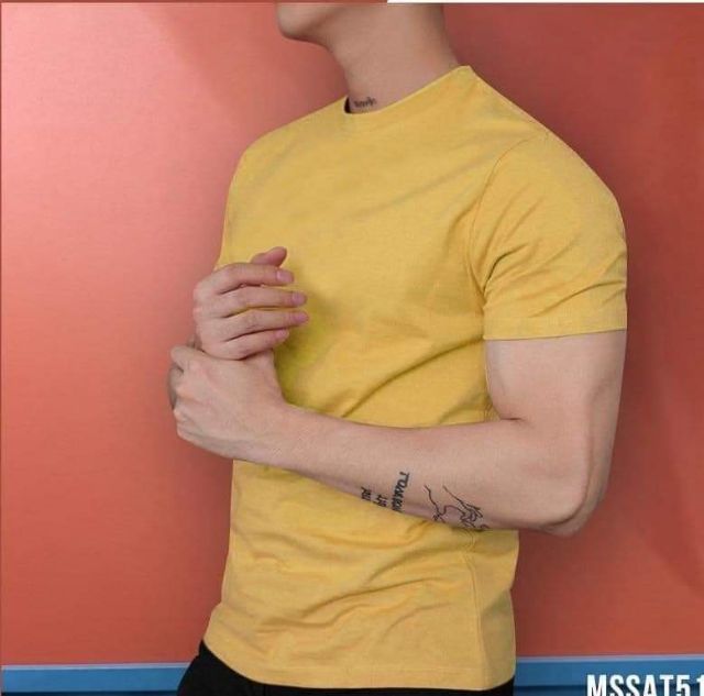 Áo thun cổ tròn trơn thái 💯 cotton kháng khuẩn và chống tia UV giá150k
