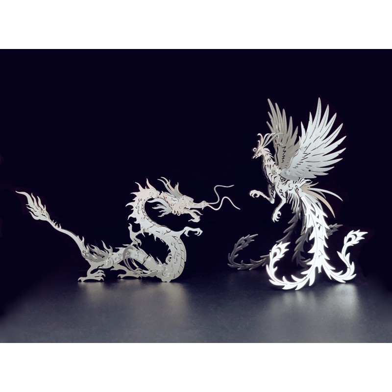 Mô Hình Lắp ghép 3d Kim Loại dùng vít phượng hoàng