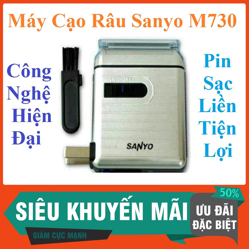 Máy Cạo Râu Nhật Bản Sanyo M730A Sạc Điện Tiện Lợi [ FULLBOX ]