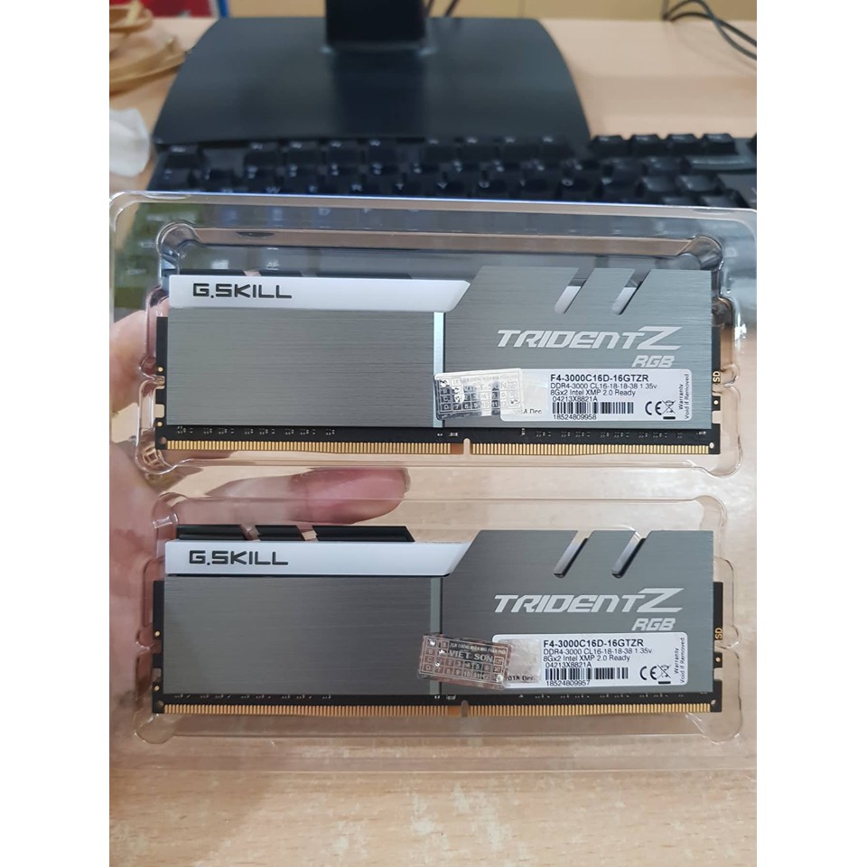 Ram Kit D4 Gskill Trident Z 16GB/3000 (2x8GB) F4-3000C15D-16GTZ