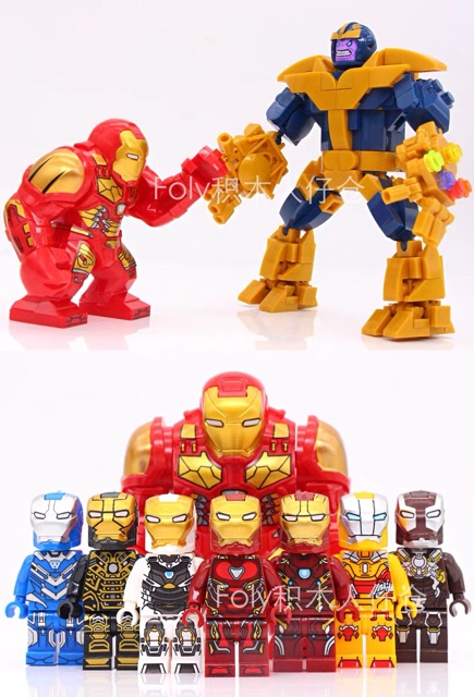 ✨✨ Set 8in1 Iron Man chiến đấu Thanos DLP 9093 ✨✨