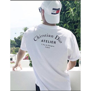 Áo thun Stee nam tay lỡ unisex form rộng overtee Chirstian Dior chất vải cotton xịn Trumunisex