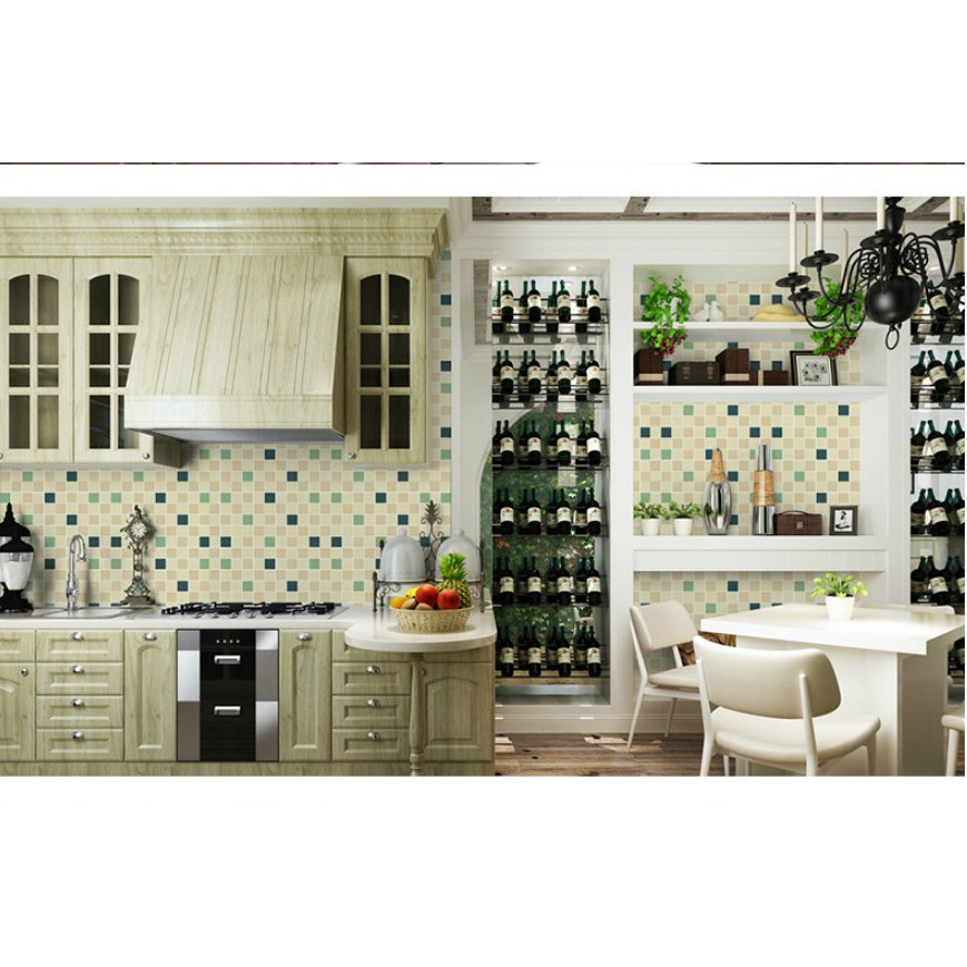 Decal tráng nhôm cách nhiệt ô vuông nhỏ (nhiều màu)