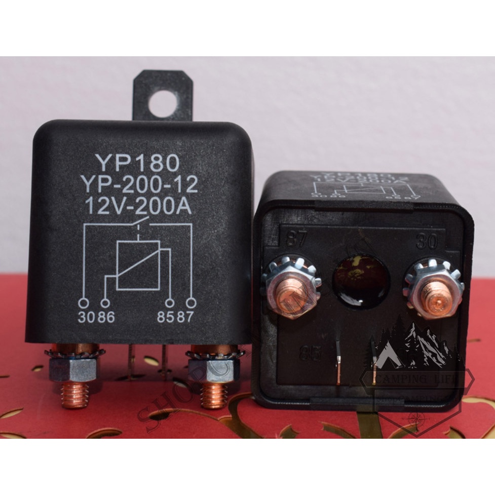Relay,rờ le,rơ le 12v 24v 100A-120A-200A - Camping VietNam