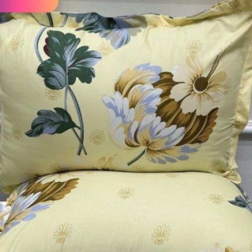 Vỏ Gối , Gối Đầu Cotton Poly Hàn Quốc 45X65 Cm