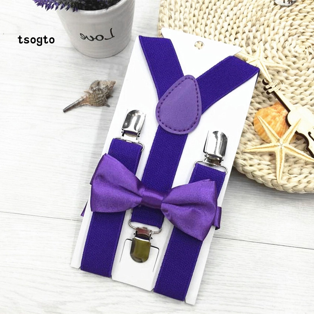 Dây Đai Quần Chữ Y Gắn Nơ Sau Lưng Có Thể Điều Chỉnh Cho Bé