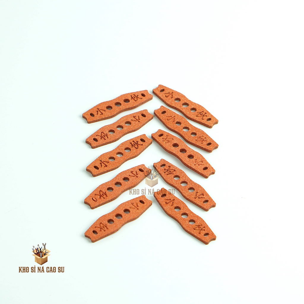 [Da Tiểu Hỏa xịn] Combo 10 Da ná cao su có lỗ tăng tính ổn định của đường bi, Da bò cao cấp cho bản sử dụng ổn định