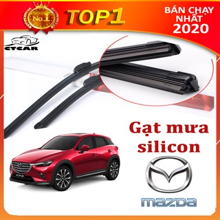 Gạt mưa silicon cho xe Mazda loại gạt mưa cao cấp siêu bền,gạt mưa ô tô  siêu sạch bảo hành 12 tháng CTCar