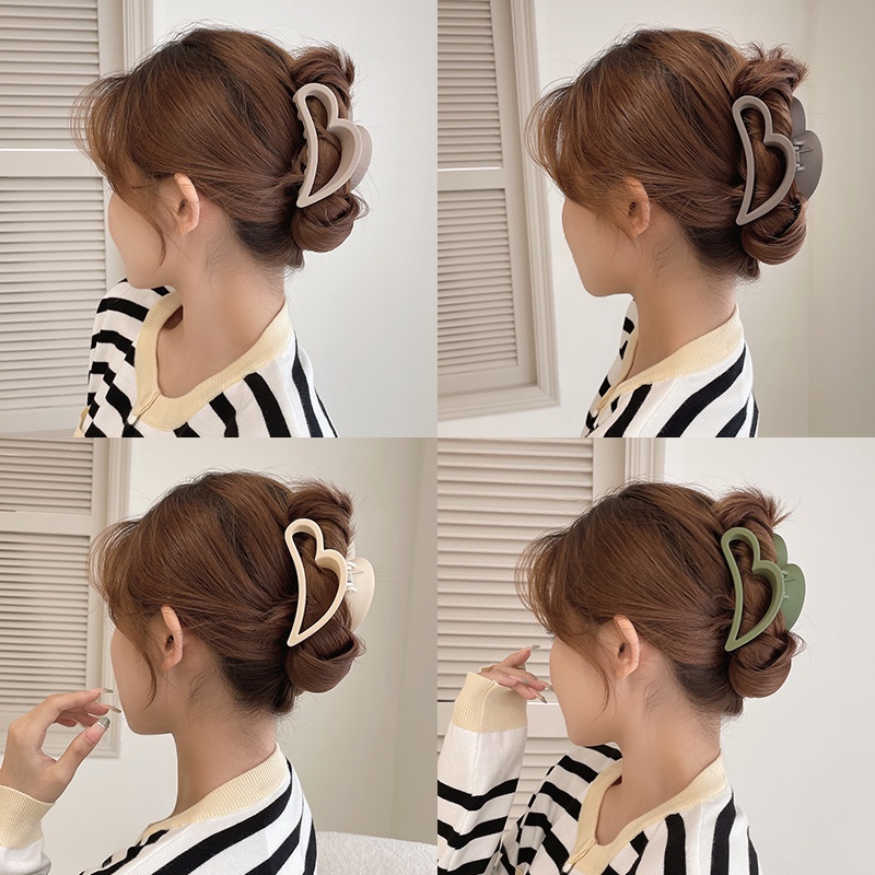 Kẹp tóc hình trái tim phong cách thời trang hàn quốc dành cho nữ